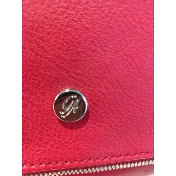 Red Messenger Crossbody Vegan Leather Grace Adele - Picture 3 of 11